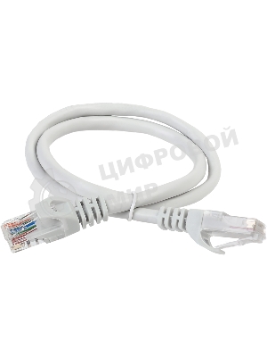 Шнур коммутационный Cat.5e UTP 1м серый GENERICA