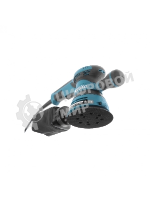 Шлифовальные машины Makita BO5041K ЭШМ, 300Вт,ф125мм,4000-12000об\м,ампл-2.8мм,1.4кг,чем,п\сборник,доп.рукоятка