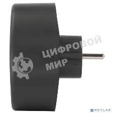 Разветвитель электрический ЭРА SPx-2e-B на 2 розетки с заземл. 16А черный