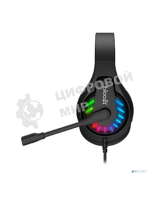 Гарнитура Bloody G230 чёрный, проводная, подсветка