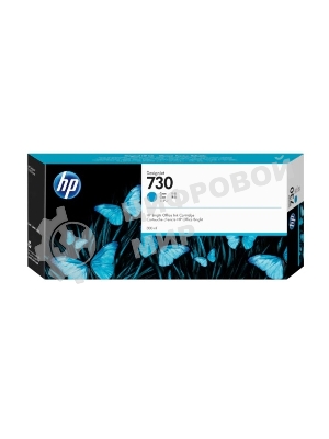 Картридж струйный HP 730 300мл голубой Ink Cartridge