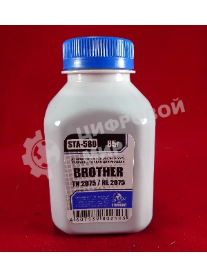 Тонер Brother TN 2075/85/2135/75 HL 2030/35/40/75/2140/50/70 (фл,85г) B&W Standart фас. Россия