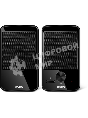 Акустическая система SVEN 312, черный 2.0, 100 – 20 000 Гц, 4Вт