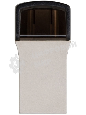 Флешка USB Transcend JetFlash 890S (TS128GJF890S), 128Gb, USB 3.1/Type-C, R/W 70/25, темно-серый