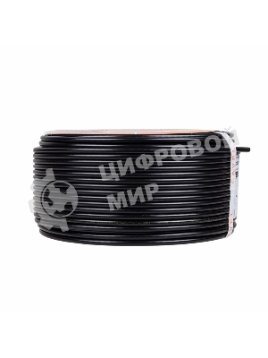 Кабель коаксиальный CAVEL SAT 703 B, Cu/Al/CuSn, 75%, 75 Ом, бухта 100 м, черный