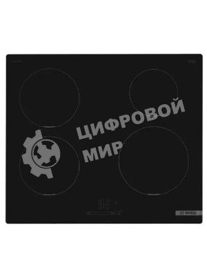 Индукционная варочная панель Bosch Serie 4 PUE611BB5E, индукционные, независимая, черный