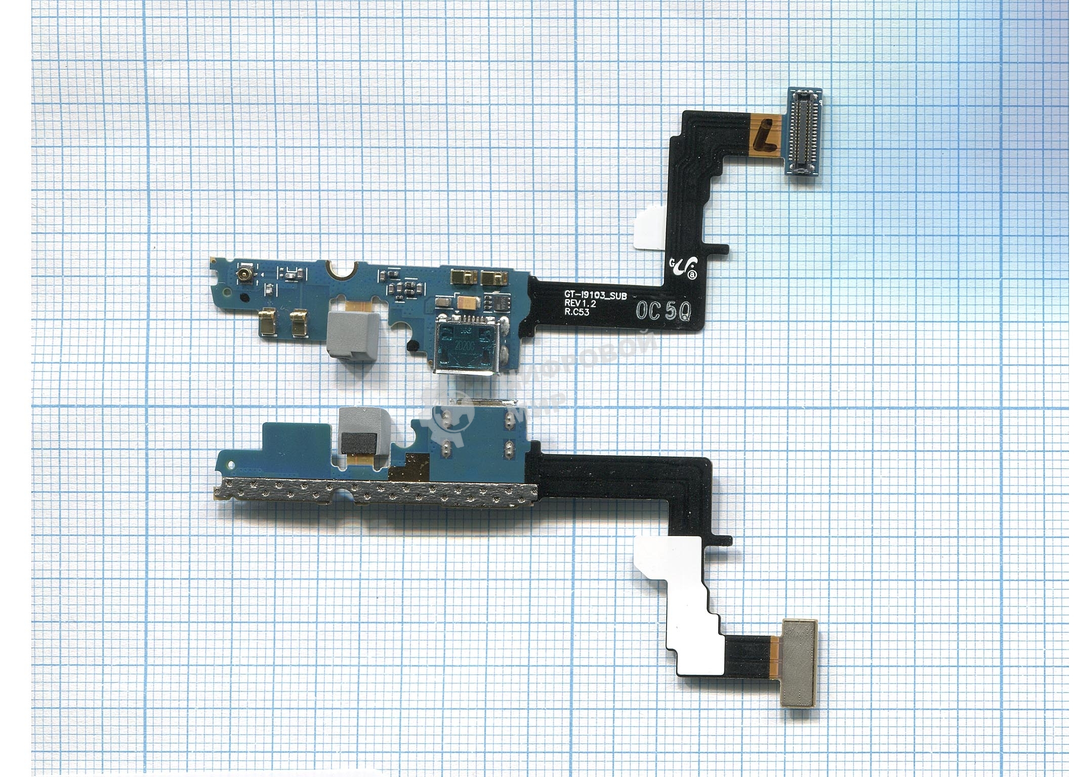 Шлейф разъема питания для Samsung Galaxy R I9103