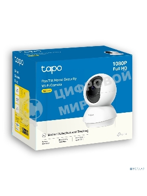 Камера 1080P indoor IP camera, 360° horizontal and 114° vertical range, Night Vision, Motion Detection, 2-way Audio, support 128G MicroSD card