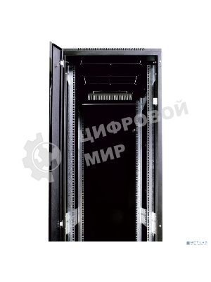 Шкаф ЦМО телекоммуникационный напольный 30U (600 600) дверь стекло, черный