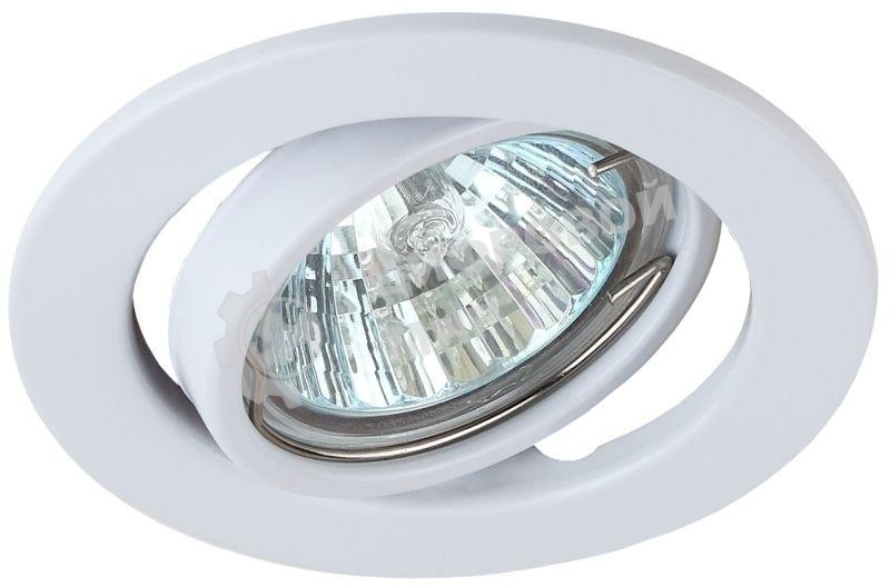 Светильник ЭРА ST2A WH штампован. поворот. MR16 12В 50Вт бел.