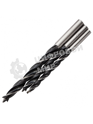 Набор сверл Sparta по бетону 5-6-8 мм, металлу 5-6-8 мм, дереву 5-6-8 мм, 9 шт. цилин. хвостовик