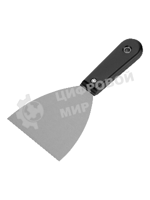 Шпательная лопатка Sparta стальная, 100 мм, полированная, пластмассовая рукоятка