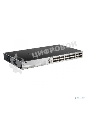 Коммутатор D-Link DGS-3130-30S/B1A 2x10G управляемый