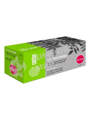 Картридж лазерный Cactus CS-TK5280BK черный (13000 стр.) для Kyocera ECOSYS P6235cdn, M6235cidn, M6635cidn