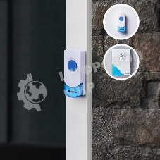 Звонок дверной беспроводной с двумя кнопками вызова IP 44 Rexant RX-4