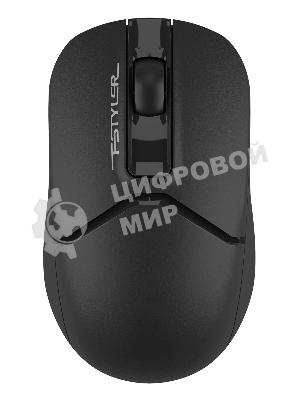 Мышь беспроводная A4Tech Fstyler FG12S черный, 1200 dpi, радиоканал, USB, кнопки - 3