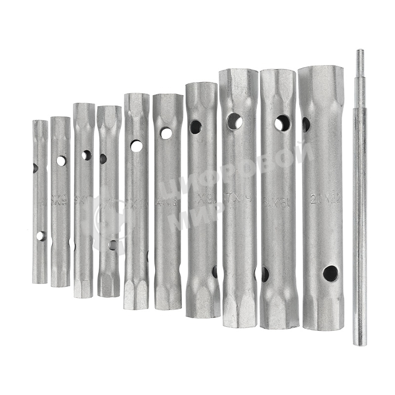 Набор ключей-трубок торцевых Rexant 6х22 мм, вороток, оцинкованные, 10 шт.