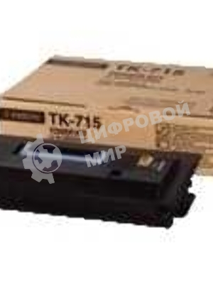 Картридж лазерный Kyocera TK-715 (1T02GR0EU0) черный для KM-3050/4050/5050 34000 стр.