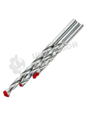 Набор сверл Sparta по бетону 5-6-8 мм, металлу 5-6-8 мм, дереву 5-6-8 мм, 9 шт. цилин. хвостовик