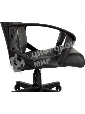 Кресло Бюрократ CH-480LT черный, экокожа