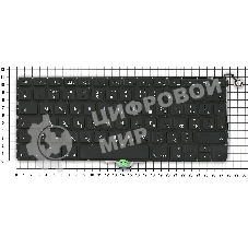 Клавиатура для ноутбука MacBook Air A1304 A1237 13.3 черная большой ENTER