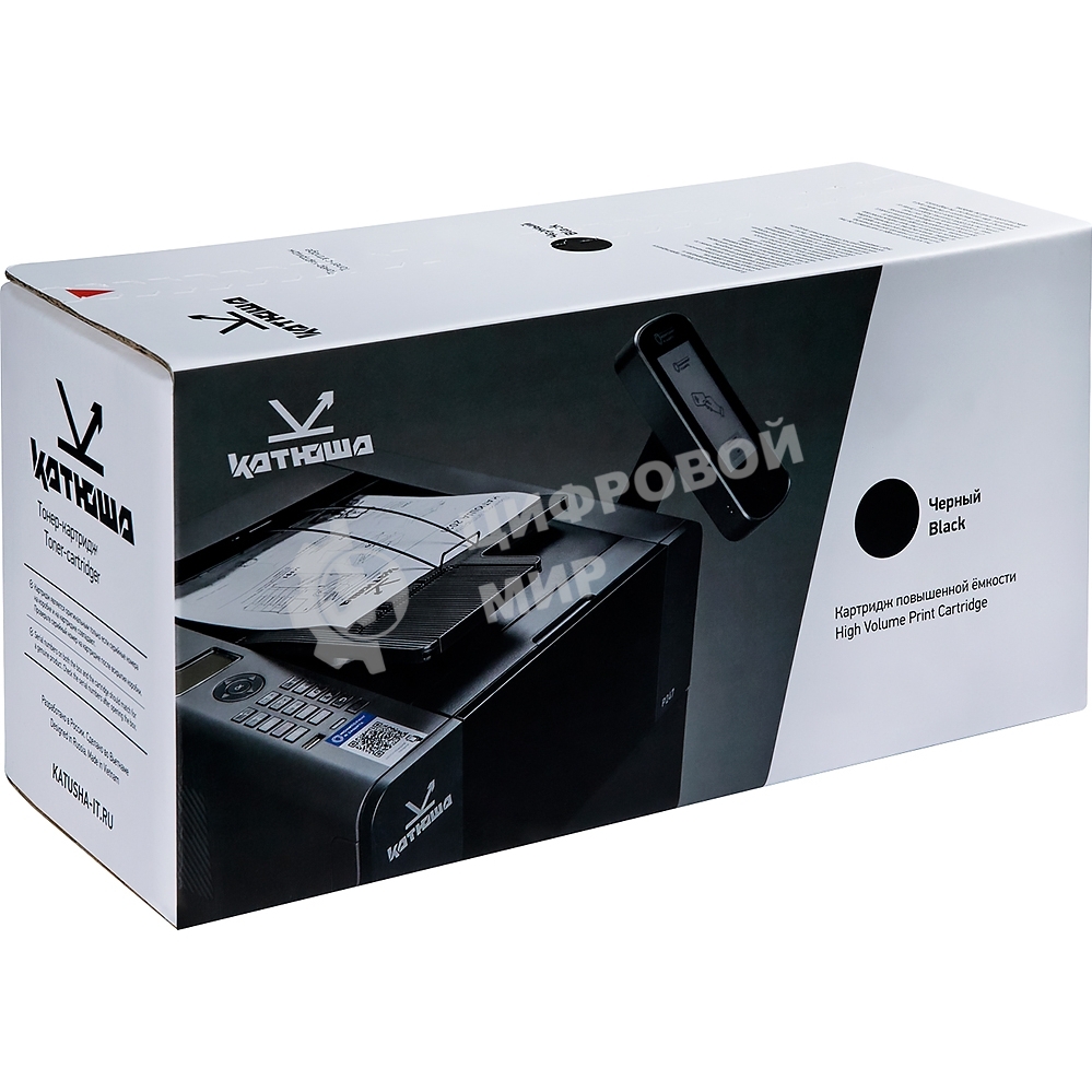 Картридж лазерный черный повышенной емкости для МФУ Катюша М240. Ресурс 9 000 отпечатков.