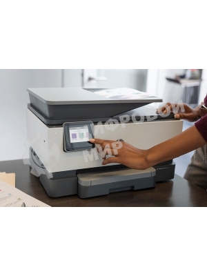 МФУ струйное HP OfficeJet Pro 9013 AiO Printer, A4, цветной, печ. до 32/18 стр/мин. (ч/б/цв.), скан. до 8 стр/мин., 1200 x 4800 dpi (печ.), 1200x1200dpi (скан.), USB, RJ-45, Wi-Fi