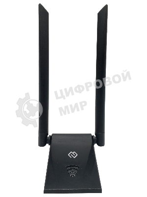 Сетевой адаптер WiFi Digma DWA-AC13002E AC1300 USB 3.0 (ант.внеш.съем) 2ант. (упак.:1шт)
