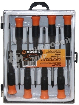 Набор отверток для точных работ ВИХРЬ НОТ 8