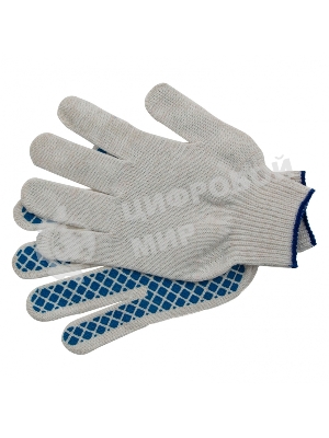 Перчатки трикотажные, ПВХ-покрытие 