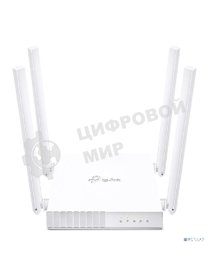 Роутер беспроводной TP-Link Archer C24 AC750 10/100BASE-TX белый