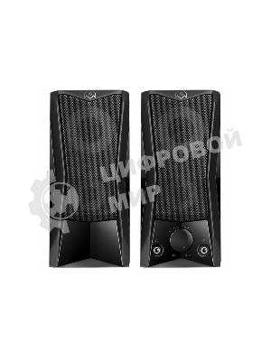 Акустическая система SVEN 445, черный, USB, 2.0,2x3 Вт(RMS), подсветка