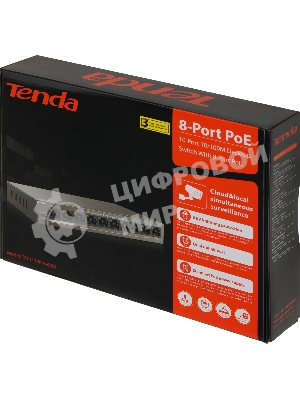 Коммутатор Tenda TEF1110P-8-63W
