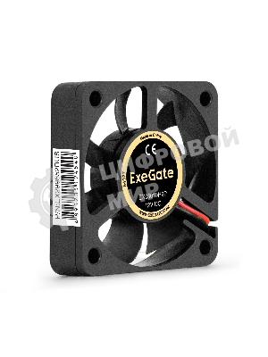 Вентилятор 12В DC ExeGate EX05010H2P (50x50x10 мм, Hydraulic bearing (гидродинамический), 2pin, 5000RPM, 27dBA)