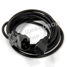 Кабель монитор - компьютер 220V (UPS -> устройство) VCOM VDE 3G*0.75мм (CE001-CU) 3 м
