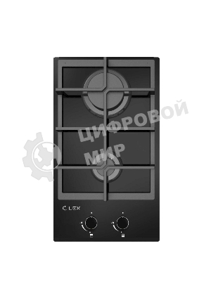 Газовая варочная панель LEX GVG 321 BL2 конфорки газ-контроль электроподжиг