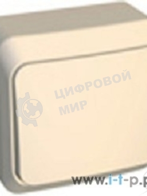 Выключатель 1-кл. ОП Этюд 10А IP20 крем. SchE BA10-001K