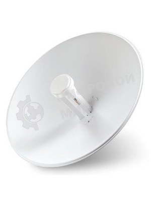 Точка доступа Ubiquiti ISP PBE-M2-400 10/100BASE-TX компл.:параболический отражатель/антенна/крепления/адаптер белый