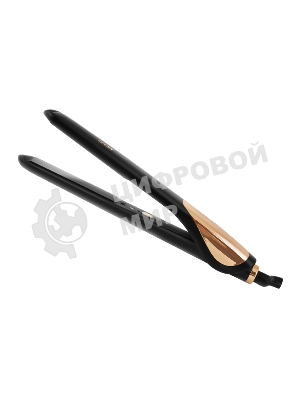 Выпрямитель для волос Centek CT-2023 черный/золотистый, 22 мм, 220 °C, 1 режим