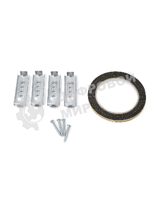 Газовая варочная панель Maunfeld EGHE.32.3EB/G, 2 конфорки, эмалированная сталь, черный