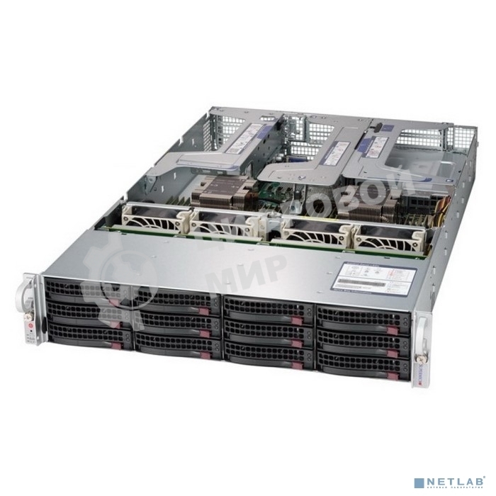 Серверная платформа SuperMicro SYS-6029U-E1CR4 Power Supply: Intel H79286-011 1300W, Remove PWS-1K02A-1R x2, Change chassis to CSE-LA29UTS-R0NP-FT019, Change riser bracket to LP type