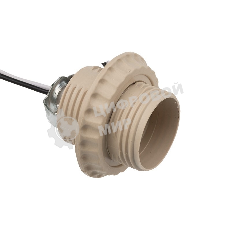 Патрон Rexant E27 с проводом 20 см белый