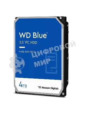 Жесткий диск Western Digital SATA 4Tb 6Gb/S 256MB BLUE WD40EZAX