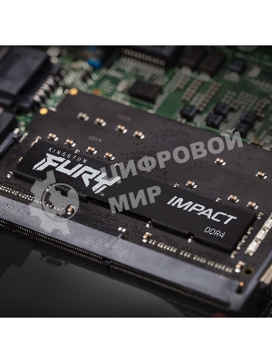Оперативная память Kingston Fury Impact, DDR5, 8GB (1x8GB), 4800MHz, CL38 SO-DIMM