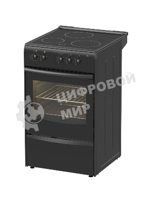 Плита электрическая Darina 1B EC 331 606 At антрацит/черный, конфорок 3 шт, духовка 50 л, 50 см x 85 см x 56 см