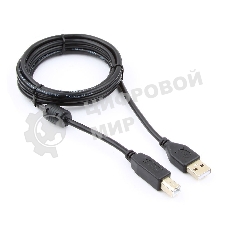 Кабель Gembird USB 2.0 PRO для соед. 1.8м AM/BM позол.конт., фер.кол., пакет