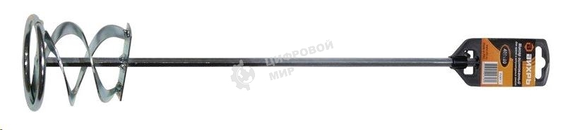 Миксер оцинкованный 600х100 мм для красок и штукатурных смесей