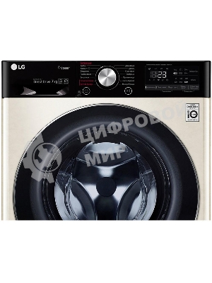 Стиральная машина LG F2V5HS9B бежевый, загрузка фронтальная 7 кг, 1200 об/мин, класс: А