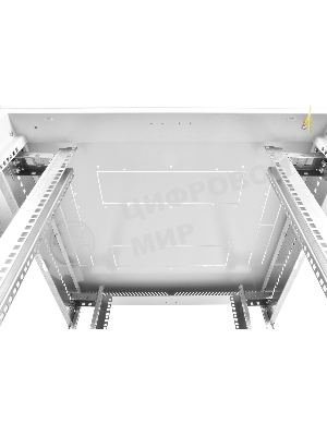 Шкаф коммутационный ЦМО ШТК-М-42.8.8-4ААА 42U 800x820 мм пер. дв. перфор. задн. дв. стал. лист 2 бок. пан. 500 кг белый