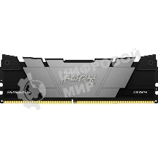 Оперативная память Kingston Fury Renegade, DDR4, 32GB (1x32GB), 3200MHz, CL16, DIMM, с радиатором, черный